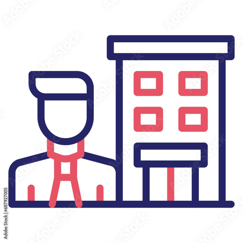 Hotel Administration Icon