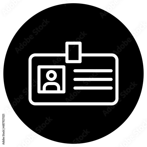 Identification Vector Icon Design Illustration