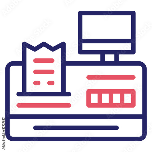 Cashier Machine Icon
