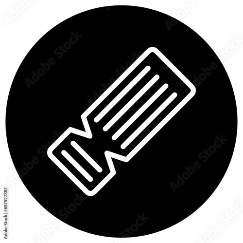 Ticket Vector Icon Design Illustration