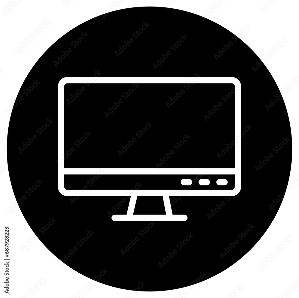 Computer Vector Icon Design Illustration Computer Vector Icon Design Illustration