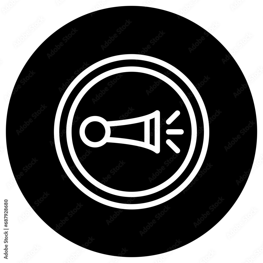 Horn Vector Icon Design Illustration Horn Vector Icon Design Illustration