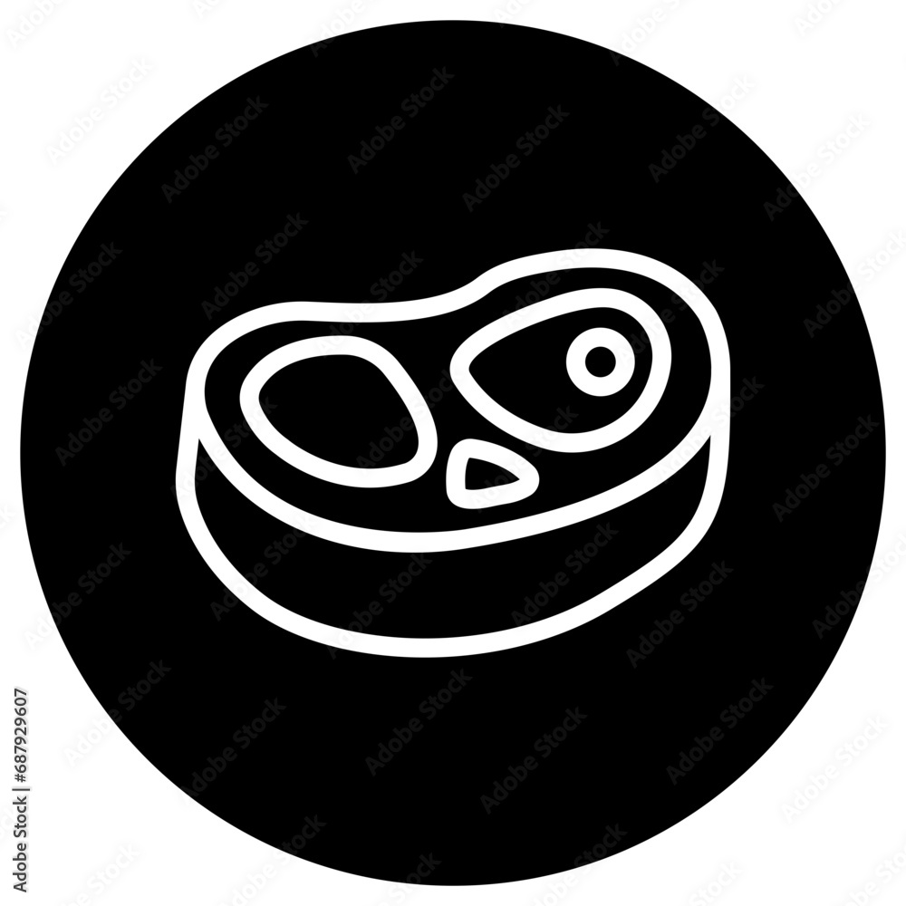 Steak Vector Icon Design Illustration Steak Vector Icon Design Illustration