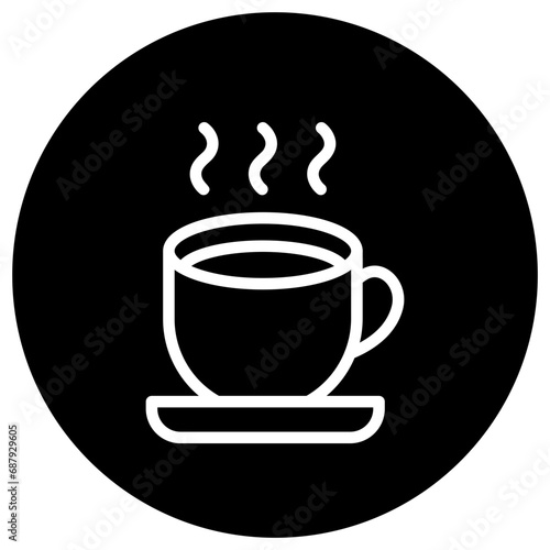 Tea Cup Vector Icon Design Illustration