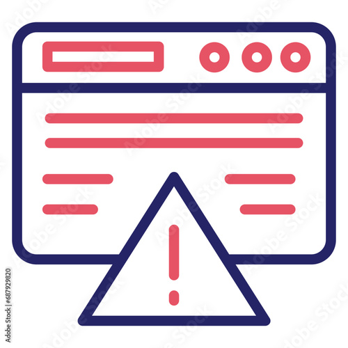 Website Warning Icon