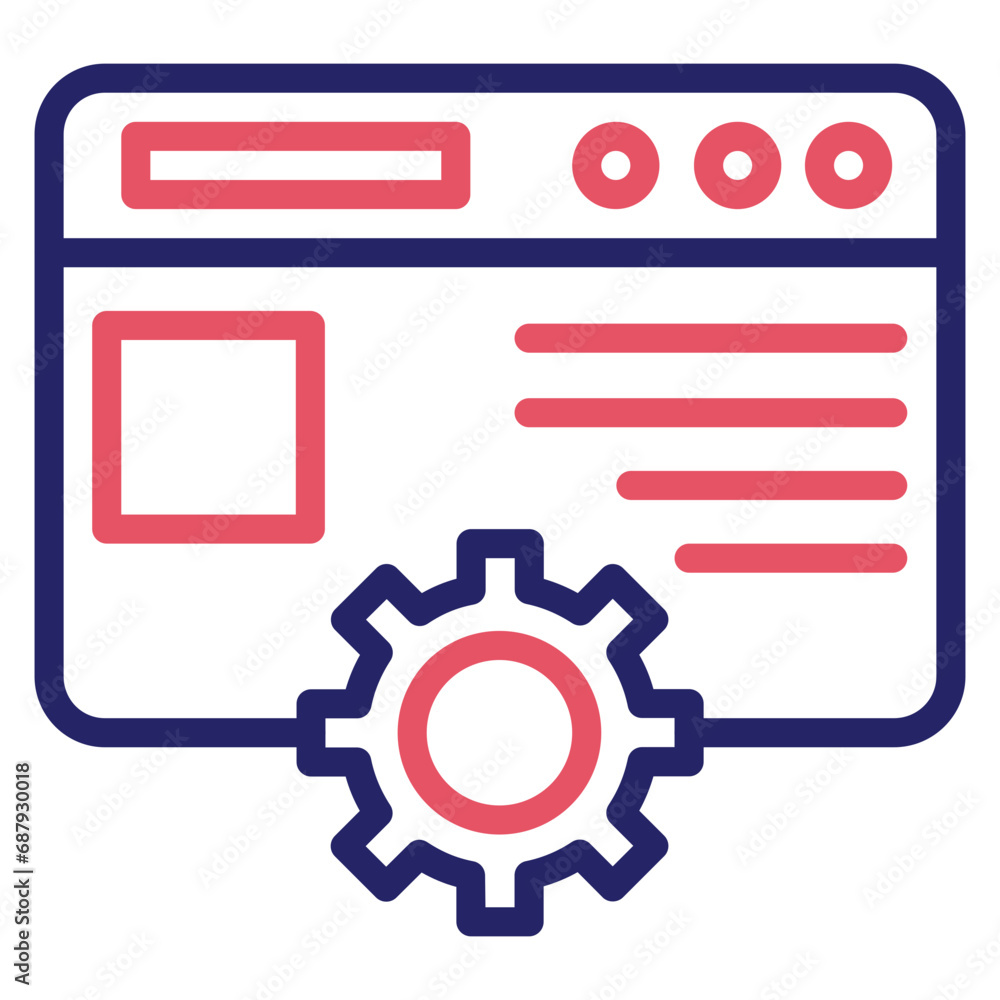 Website Settings Icon Website Settings Icon