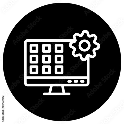 Application Vector Icon Design Illustration