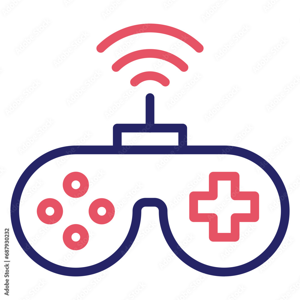 Wireless Joystick Icon Wireless Joystick Icon