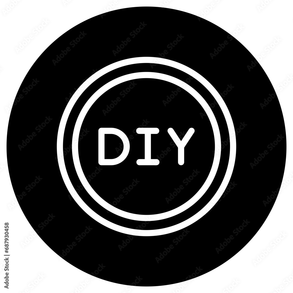 Diy Vector Icon Design Illustration Diy Vector Icon Design Illustration