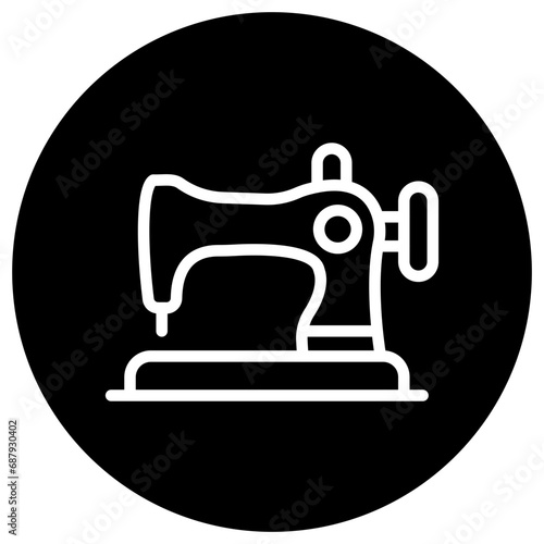 Sewing Machine Vector Icon Design Illustration