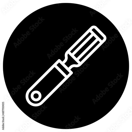 Chisel Vector Icon Design Illustration