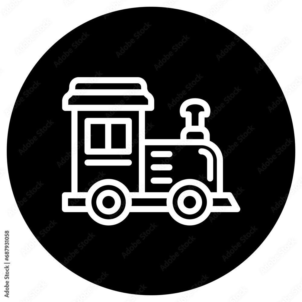 Train toy Vector Icon Design Illustration Train toy Vector Icon Design Illustration