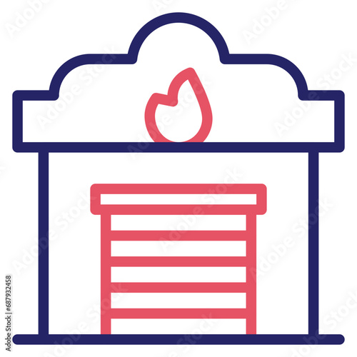 Fire Station Icon