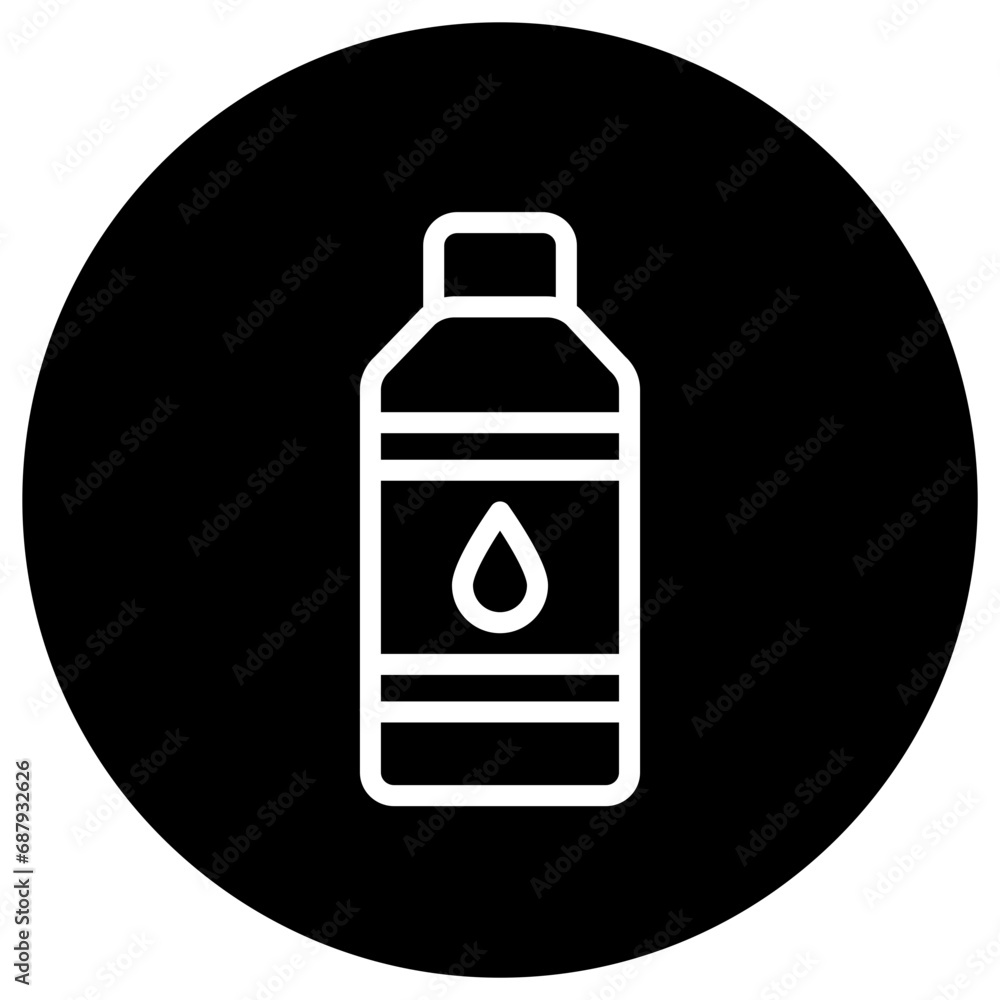 Water Bottle Vector Icon Design Illustration