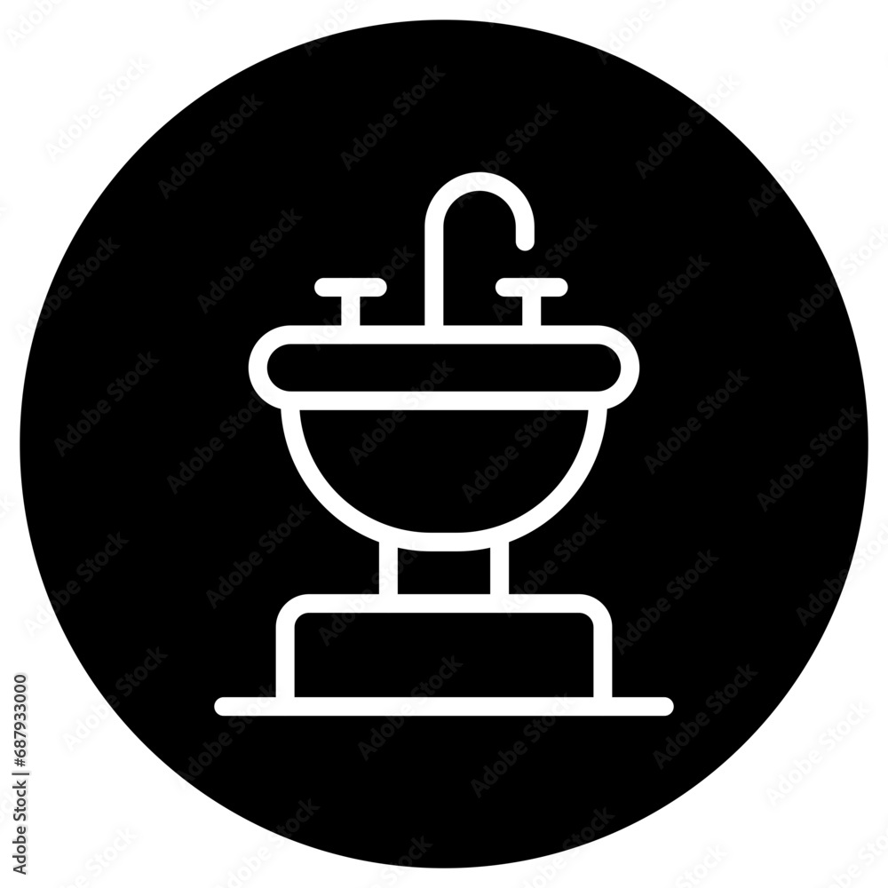 Sink Vector Icon Design Illustration Sink Vector Icon Design Illustration