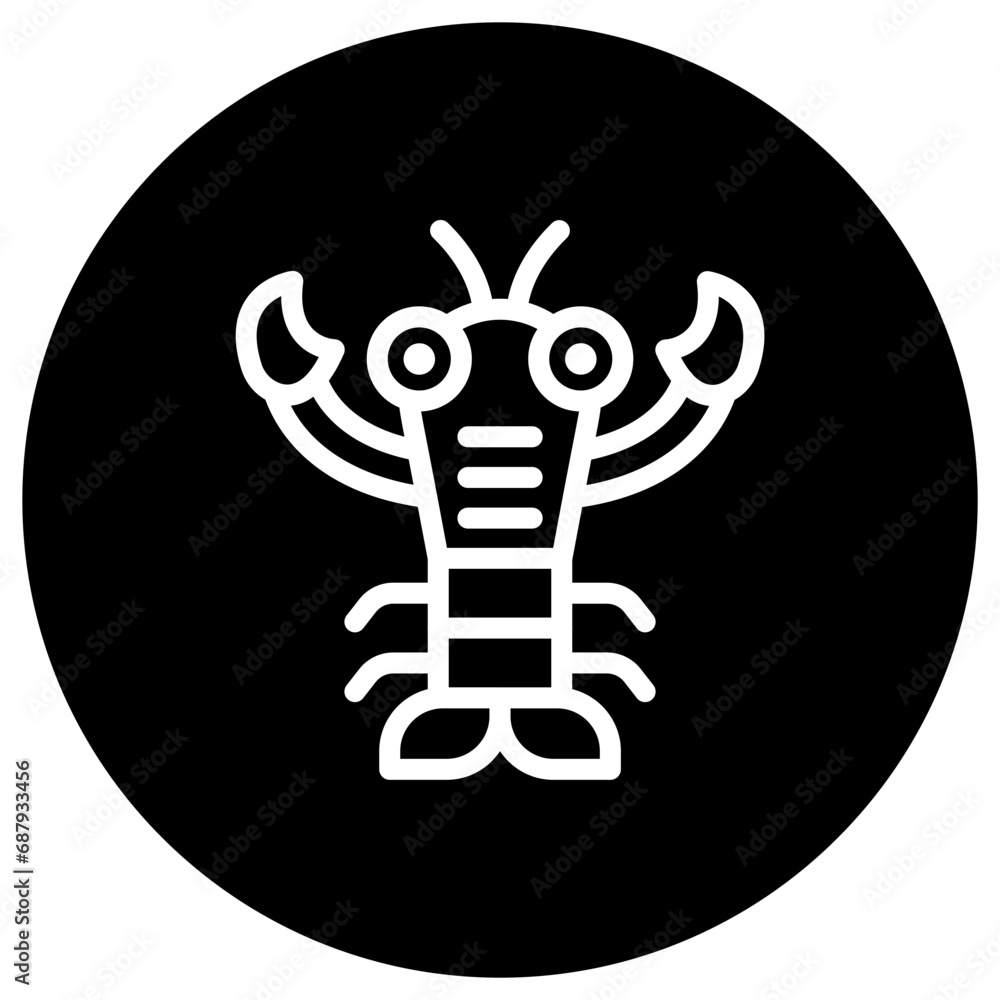 Lobster Vector Icon Design Illustration Lobster Vector Icon Design Illustration