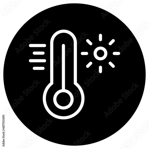 Temperature Vector Icon Design Illustration