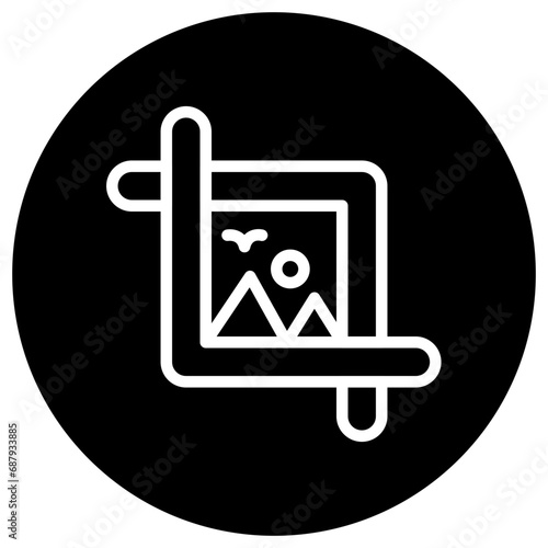 Crop Vector Icon Design Illustration