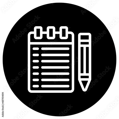 Notebook Vector Icon Design Illustration