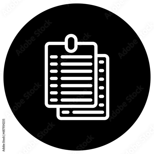 Notes Vector Icon Design Illustration
