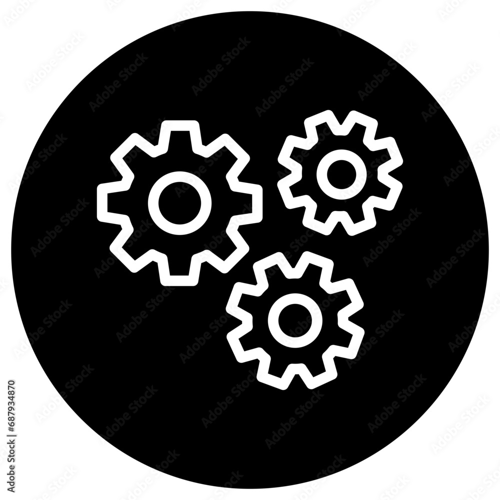Setting Vector Icon Design Illustration Setting Vector Icon Design Illustration