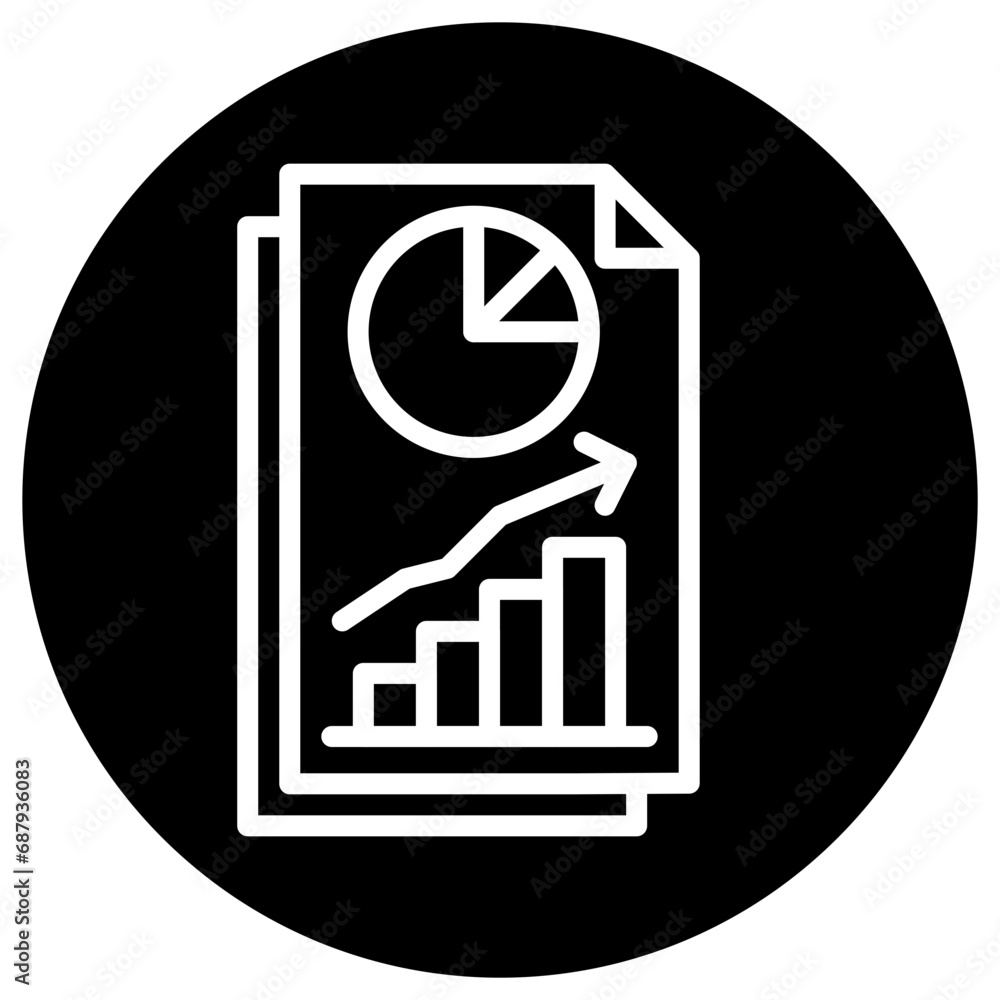 Finance Chart Vector Icon Design Illustration Finance Chart Vector Icon Design Illustration