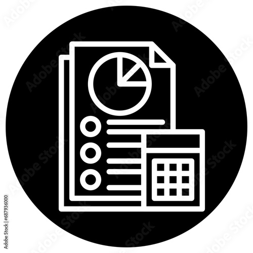 Accounting Vector Icon Design Illustration