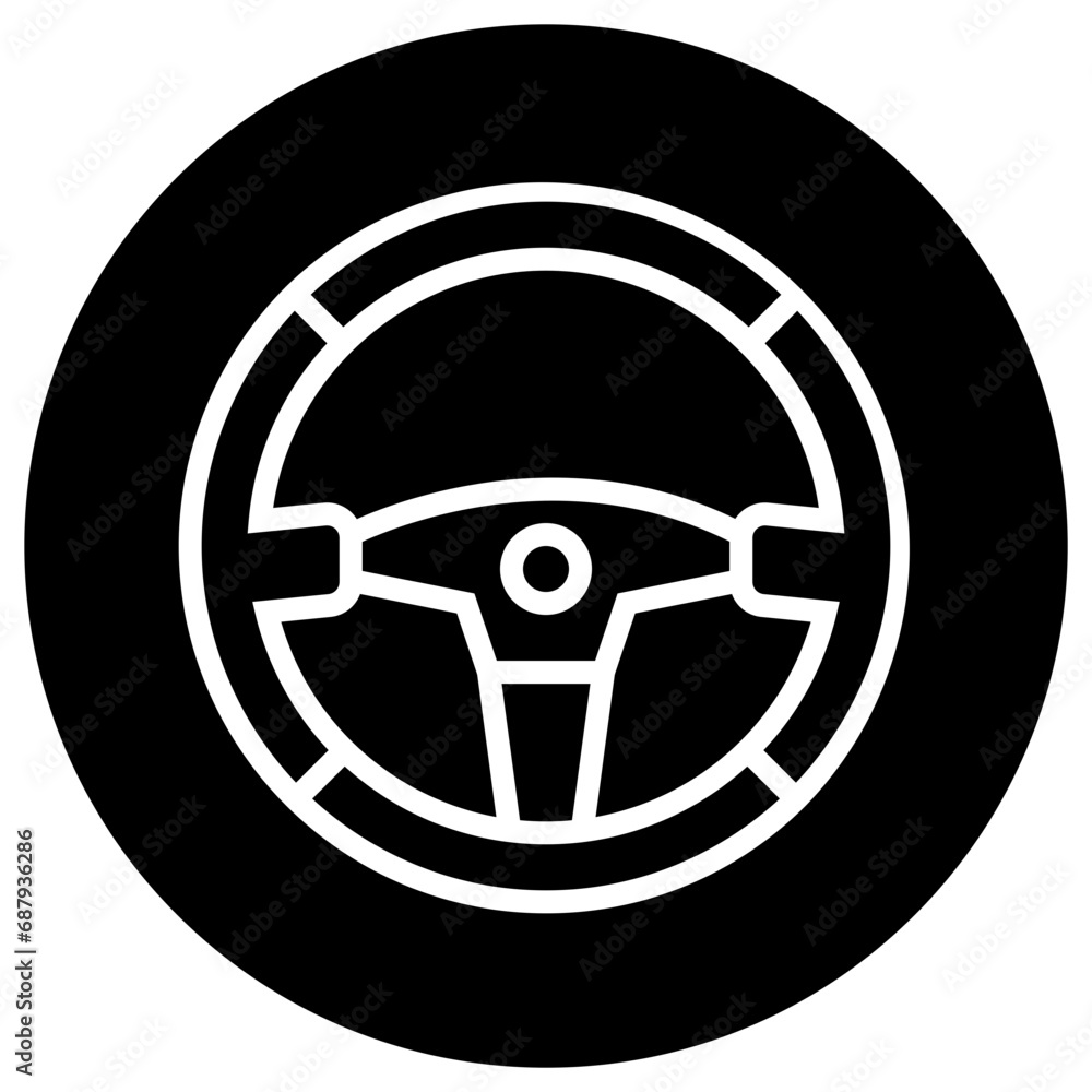 Steering wheel Vector Icon Design Illustration Steering wheel Vector Icon Design Illustration