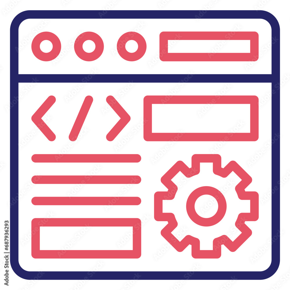Code Settings Icon Code Settings Icon