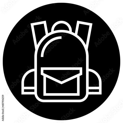 Bagpack Vector Icon Design Illustration