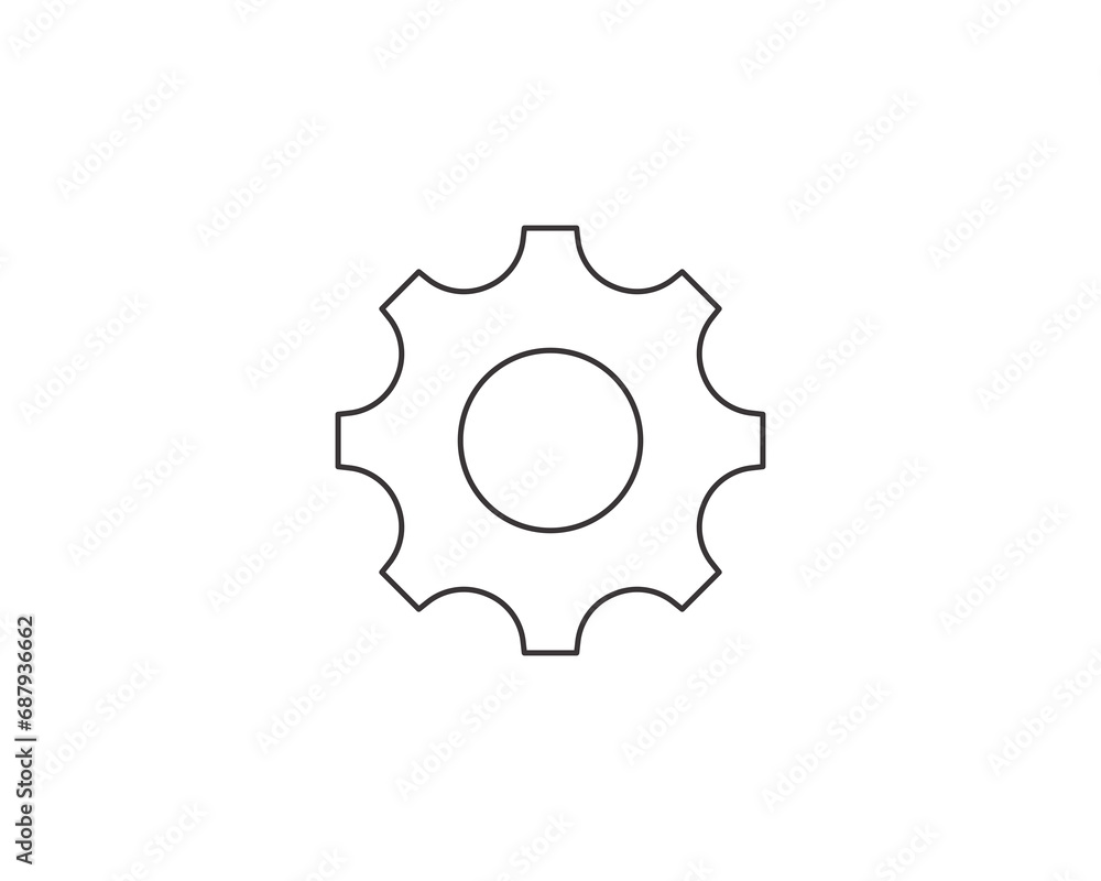Settings cog engine icon vector set symbo design illustration Settings cog engine icon vector set symbo design illustration