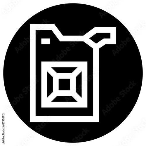 Kerosene Can Vector Icon Design Illustration