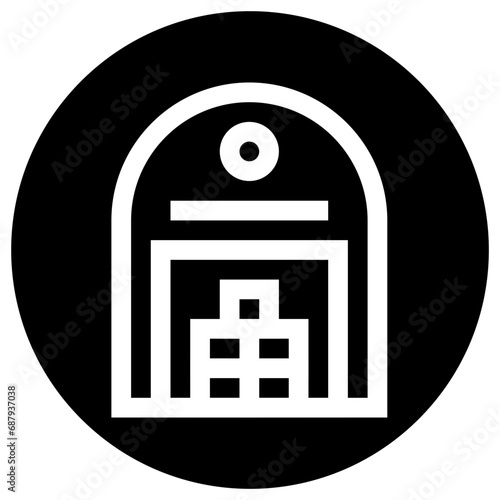 Warehouse Vector Icon Design Illustration