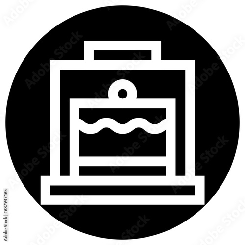 Cake Dome Vector Icon Design Illustration