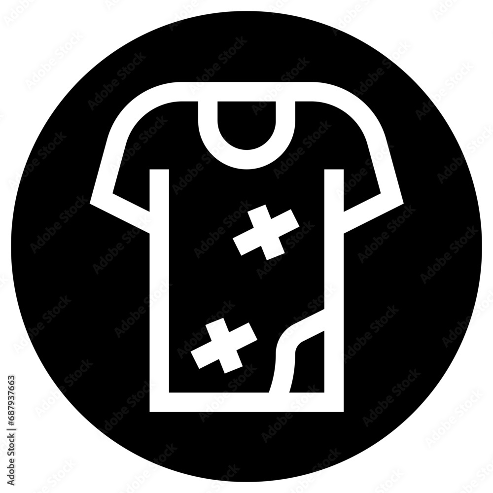 Obraz premium Dirty clothes Vector Icon Design Illustration