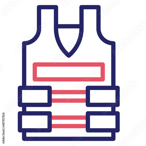 Bullet Proof Vest Icon