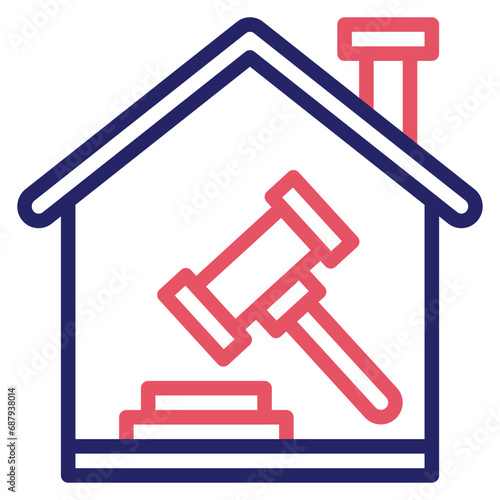 House Auction Icon