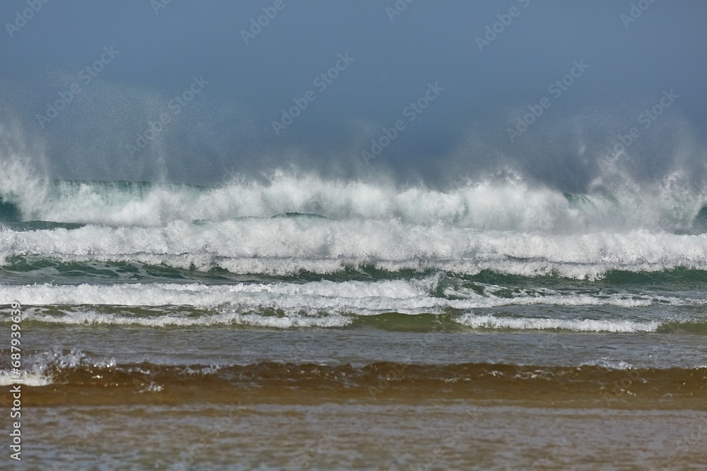 Stormy Waves Breaking