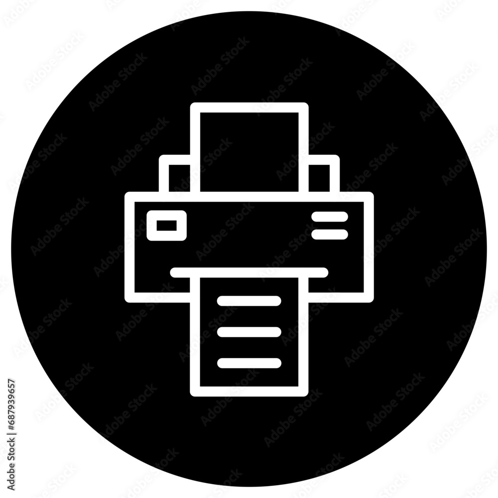 Printer Vector Icon Design Illustration Printer Vector Icon Design Illustration