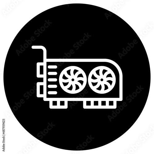 Video Card Vector Icon Design Illustration