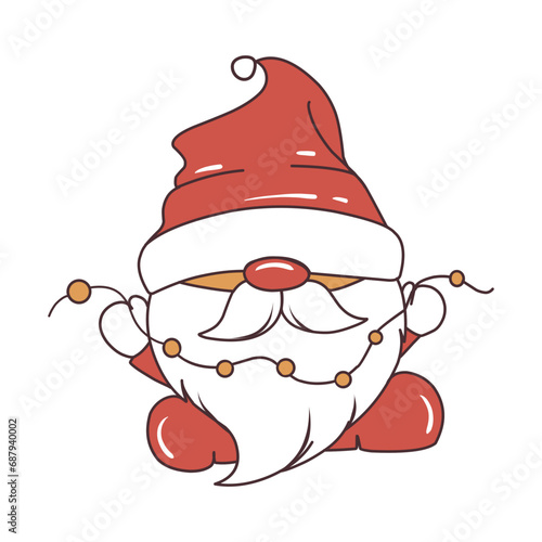 Christmas Gnome Illustration