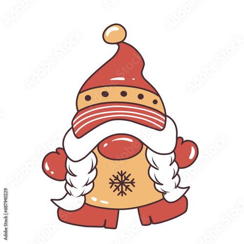 Christmas Gnome Illustration