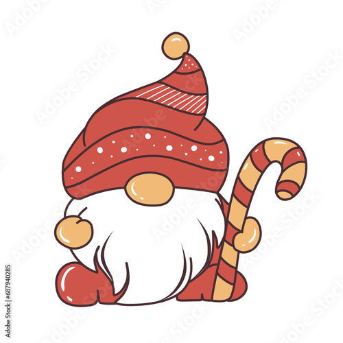 Christmas Gnome Illustration
