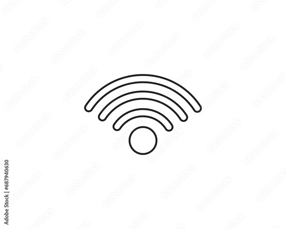 Wifi signal icon vector symbol design illustration Wifi signal icon vector symbol design illustration