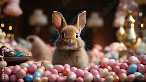 Wallpaper Mural Easter Eggs Nest Knitted Bunny Egg, HD, Background Wallpaper, Desktop Wallpaper Torontodigital.ca