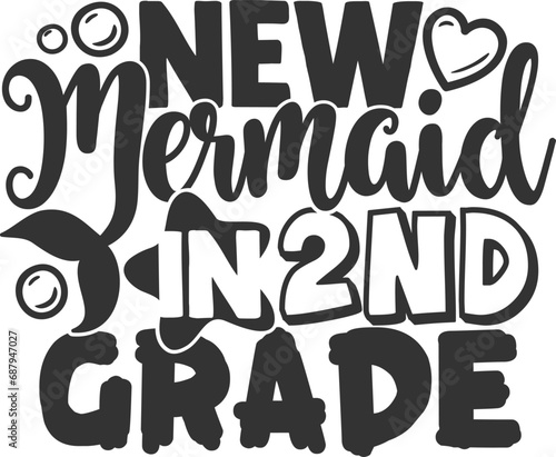 New Mermaid In 2nd Grade - Second Grade Illustration
