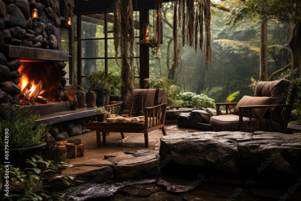 Tranquil Outdoor Retreat in Natural Surroundings Tranquil Outdoor Retreat in Natural Surroundings