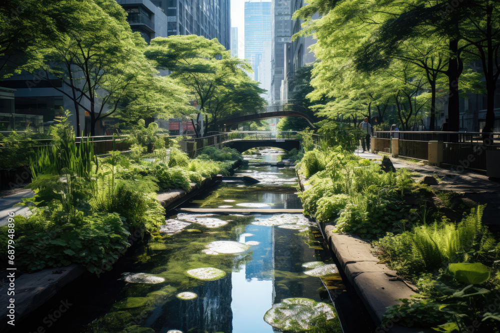 Urban Oasis: A Tranquil Green Space Amidst the City