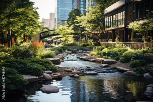 Urban Oasis: A Tranquil Green Space Amidst the City