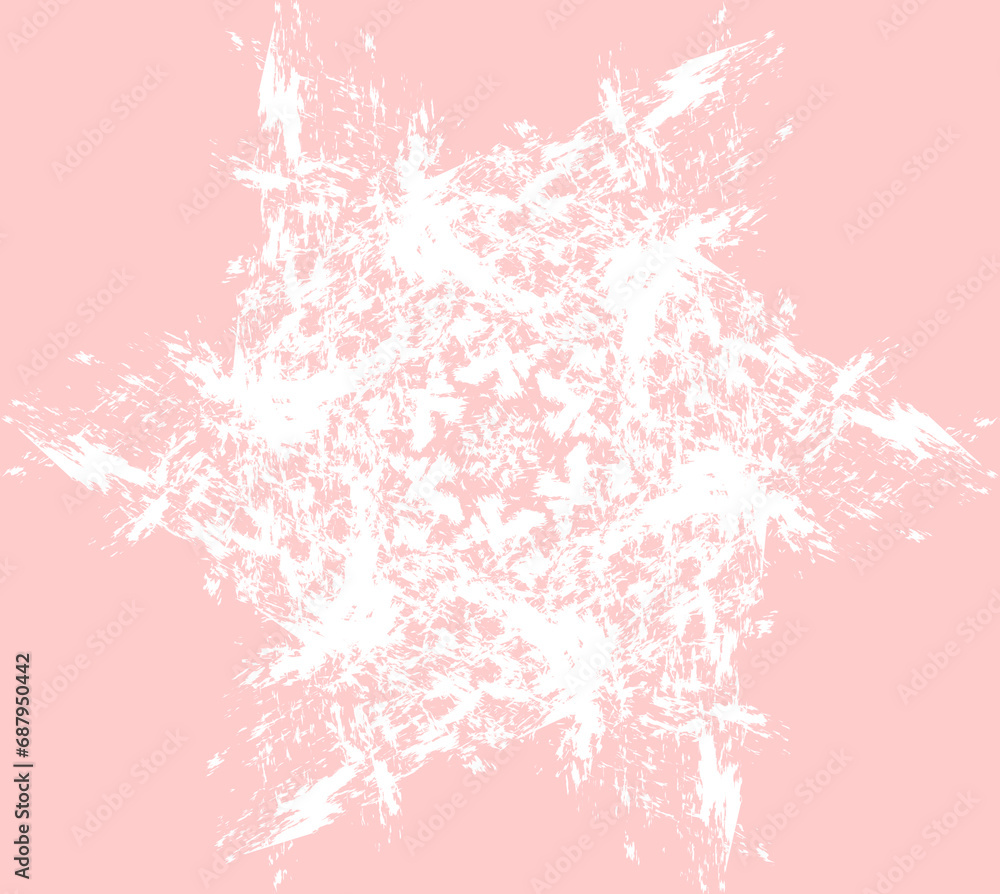 Obraz premium Christmas snowflake for white race